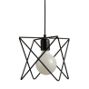 Buy Ceiling Lamp - Industrial Design Pendant Lamp - Star Black 58230 home delivery